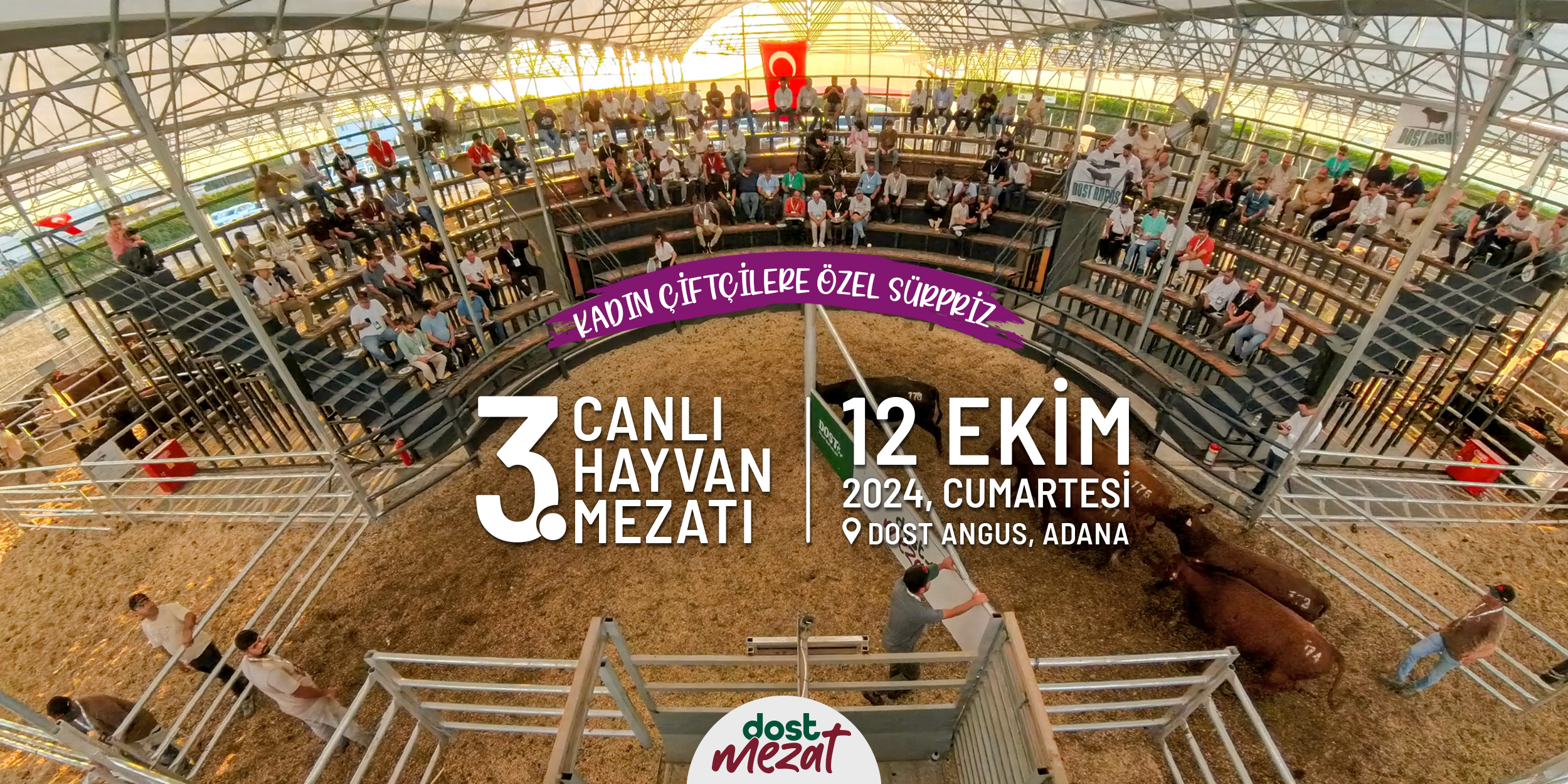 3. Canlı Hayvan Mezatı Kayıtları Başladı