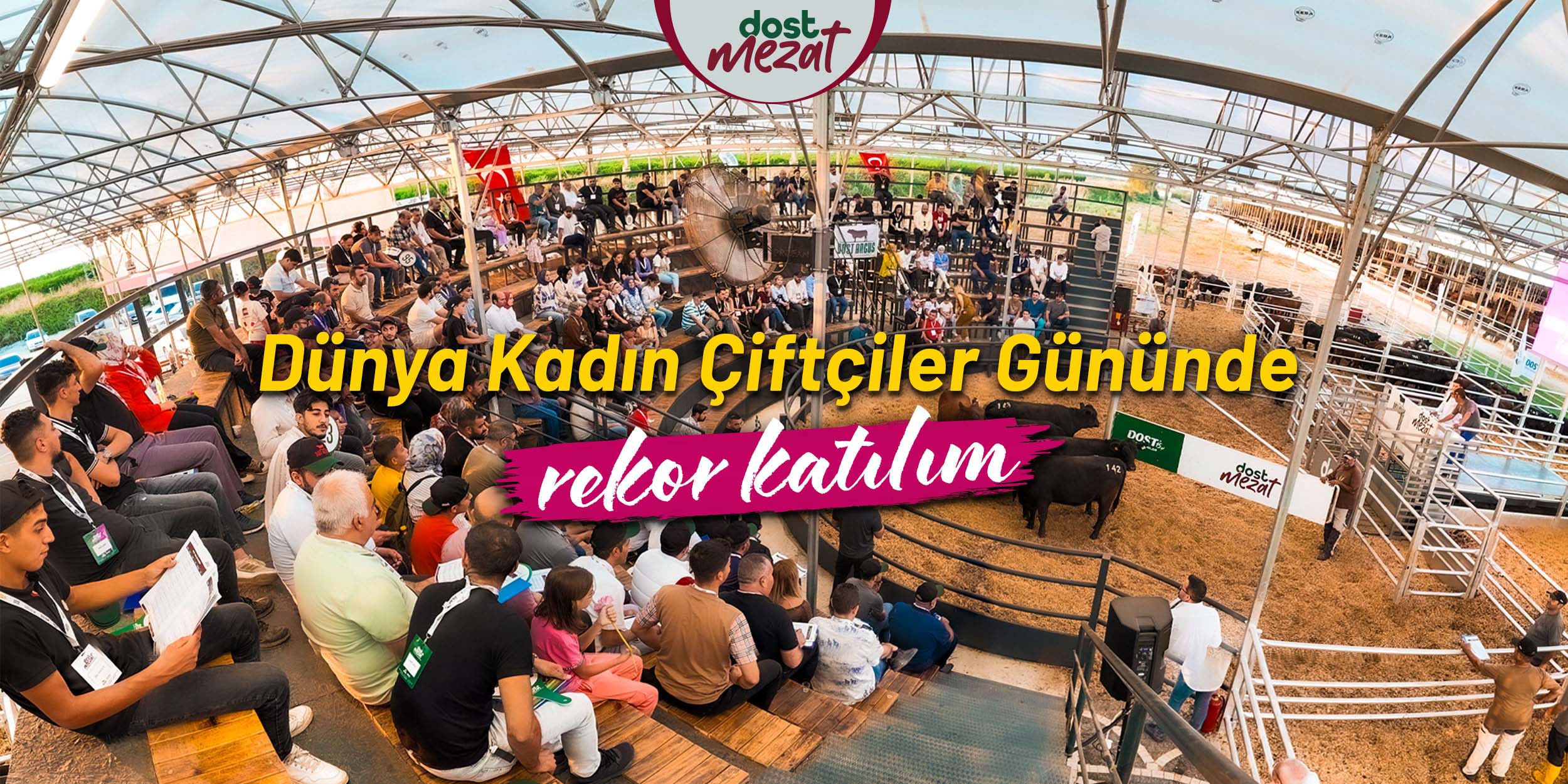 Dünya Çiftçi Kadınlar Günü’ne Özel Mezat’a Rekor Katılım !
